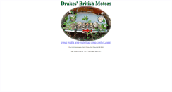 Desktop Screenshot of drakesbritishmotors.com